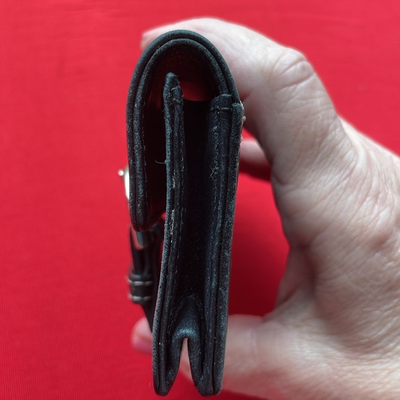 COACH LEATHER CARD CASE - Picture 4 of 9